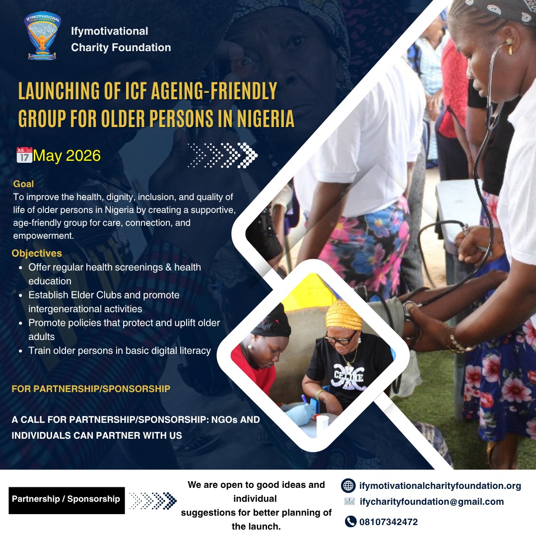 LAUNCHING ICF AGEING FRIENDLY PLATFORM FOR OLDER PERSON IN NIGERIA INITIATIE